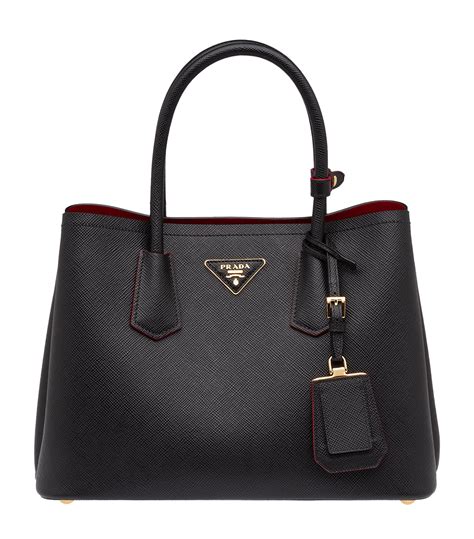 saffiano top handle tote by prada|prada saffiano black small.